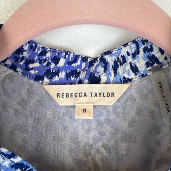 Rebecca Taylor Leopard Fever Romper, Size 8 - Picture 4 of 16